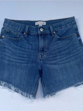 Lucky Brand Woman’s AVA Mid Rise Denim Shorts Bermuda Jeans size 8/29 Stretch